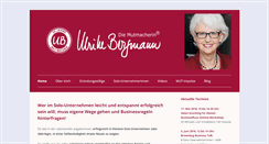 Desktop Screenshot of die-mutmacherin.de